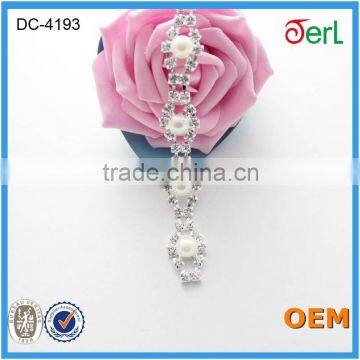 New Arrival Fashion Design Rhinestone Chain Trimming for Wedding Dress