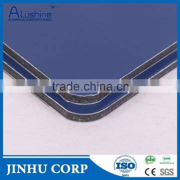 Alushine raw material wall cladding pe&pvdf coated ldpe plastic board acp aluminium composite panel(acp)