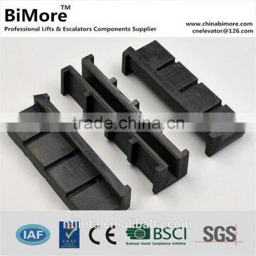 Elevator Guide Shoe insert 130mm, 130*16mm, Black, Three in one