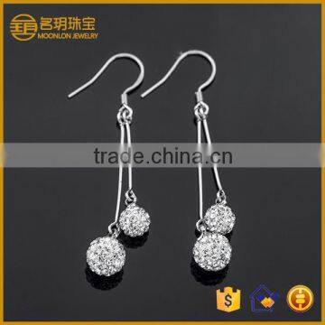 2015 New Trend !10k Gold Hoop Earrings !Shambhala Earrings !