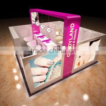 Stainless Steel Display Factory Kiosk Prices Myshine Nail Kiosk Disigner