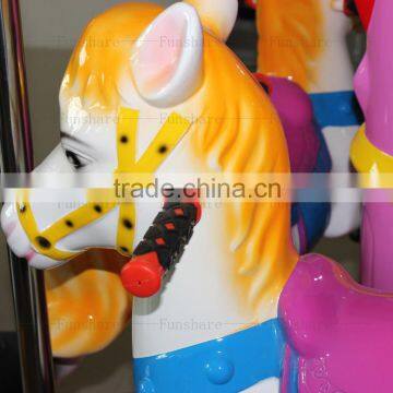 Funshare 2015 Cute Mini Fairground Rides Small Carousel For Sale Merry Go Round Carousel Machine photo-4