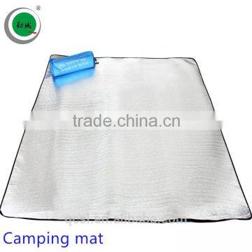 custom size aluminum film epe foam Camping beach Mat Outdoor Double-sided Aluminum Foil Camping Moisture Proof Picnic Mat