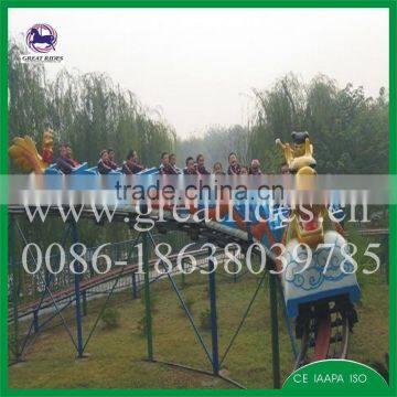 Hot Selling Amusement Rides 16 Seats Dragon Mini Roller Coaster photo-3