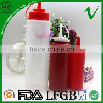 LDPE Food Grade Plastic Squeeze Sauce Bottle for Kitchen Use photo-2