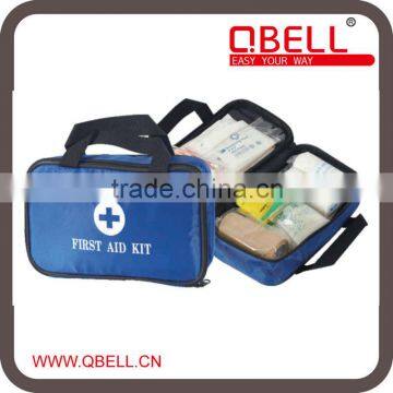 [QBELL]Hot sale emergency medical First Aid Kit/Bag for travel/outdoor/family/car/hotel/school