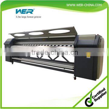 Top selling 3.2m WER S3204 solvent printer, plotter printer solvent