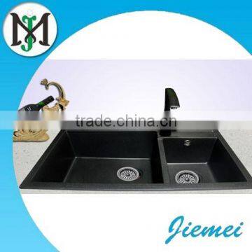 stone bathrom pedestal sinks,Double Bowl Quartz Stone Kitchen Sink,Composite stone quartz kitchen sinko