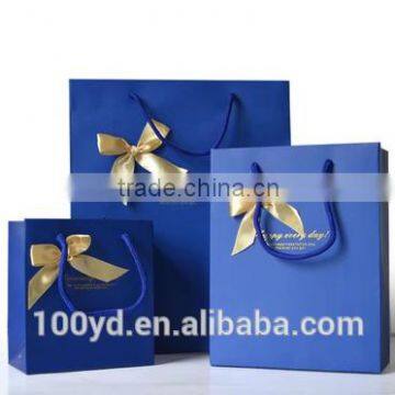 OEM Top Grade Wholesale Business Gift Bag Custom Paper Bag
