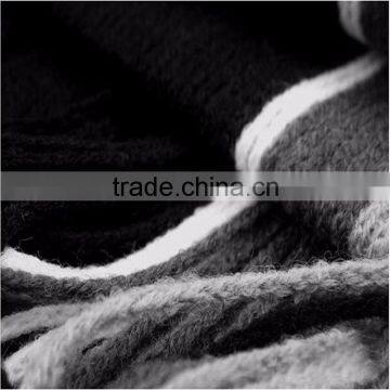 HOT!! Winter Scarf Men Chic Faux Cashmere Striped Knitted Scarfs With Tassel,fashionable Designer Shawl Bussiness Casual Scarves photo-5