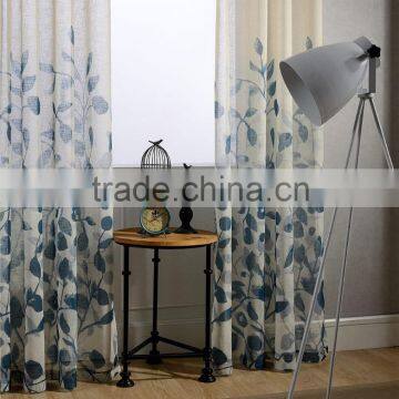 2016 Hot Sale Fashion Solid Sheer Voile Curtain, Embroidery Sheer Curtains Fabric, Drapes - Pinch Pleated / Rod Pocket photo-3