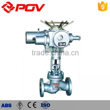 4 inch electric flange regulating globe valve