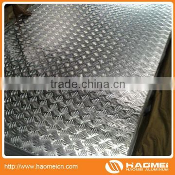 five bars embossed aluminium sheet