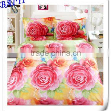 3D reactive printed 100% Cotton quilt cover sets from China manufacturer