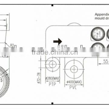 Viscous liquid filling packing machine for butter /honey/jam