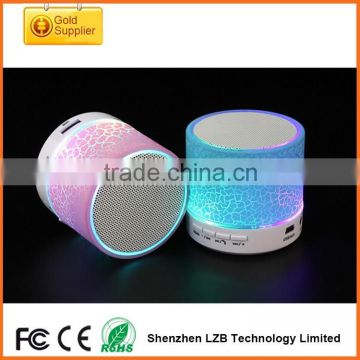 Wireless led bluetooth speakers mini quality speaker lighting fashion Active multimedia speakers