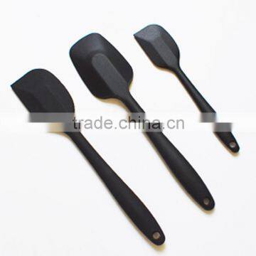 Three pcs Silicone Spatula set With stainless steel inside Food Grade Silicone Cooking Spatula Heat Resistant Silicone