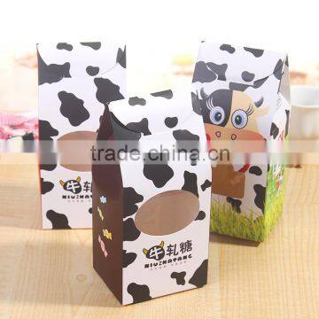 Custom Unique Shape Folding Paper Nougat Candy Package Box