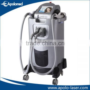 Bikini Hair Removal Vertical IPL Machine With Two IPL Handpieces Painless