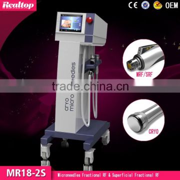 Alibaba com best thermag CPT secret rf fractional microneedle rf beauty system acne scer removal machine with pdt cryo treatment