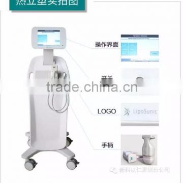 High Intensity Focused Ultrasound 2016 New Design Liposonix Machine HIFU For Face Lift And Body Slimming High Frequency Machine For Face