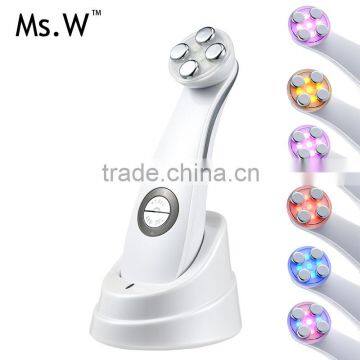 Newest Portable Home Use Ultrasonic skin Rejuvenation Ionic Photon 3MHz galvanic microcurrent facial massager/body massage