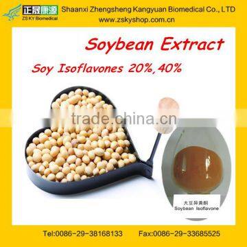 GMP Factory supply Soy Isoflavones / Soybean Extract