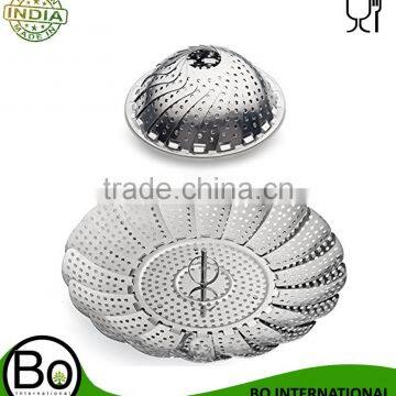 Fruit Collapsible Vegetable Stainless Steel Food Steamer photo-6
