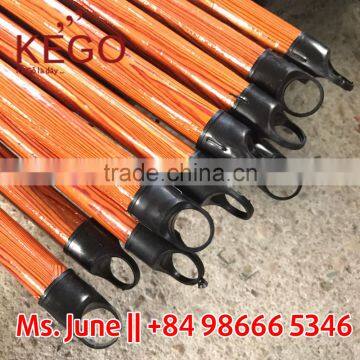 PVC Covered Wooden Broom Handle, Wood Broom Stick photo-3