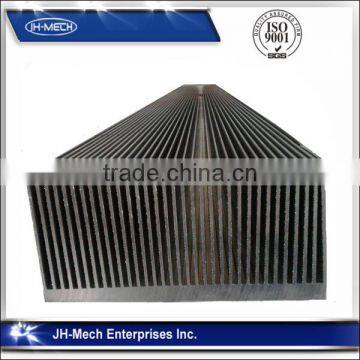 Big flat steet light heat sinks, industrial profile heat sinks