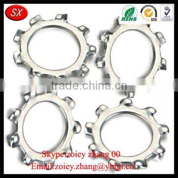 Guangdong Province Custom Precisioon Galvanized Carbon Steel Lock Washer