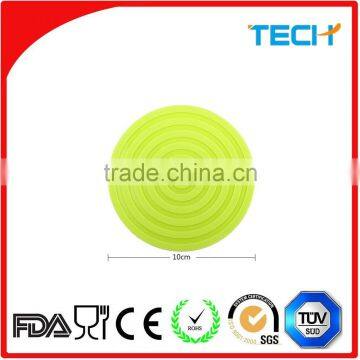 round fiberglass pads silicone cup table mat