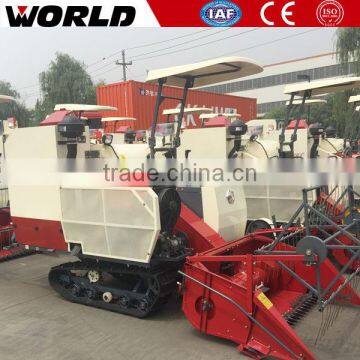 32hp full feeding 0.5m3 grain tank mini kubota rice harvester dc70