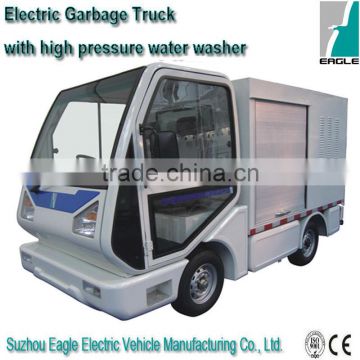 Electric high pressure water cleaning truck with CE certificate