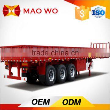 China Truck OEM Service 3 Axle Cargo Semi Trailer for Sale photo-2