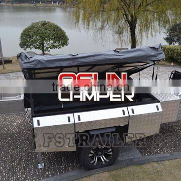 2017 Soft Floor 7x4 Camping Trailer SF74T With 12ft Tent photo-4