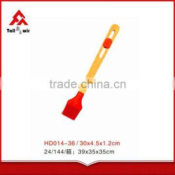 Wooden Handle Silicone Tools,kitchen Utensils,Red Color Silicone Spatula photo-3