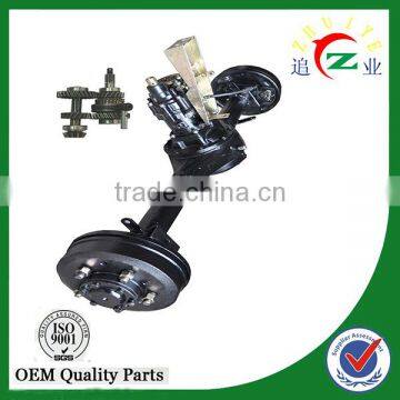 tricycle floating 2+1 oil shake rear axle assembly without using reverse gear box