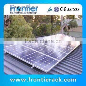 High Quality Steel Structure Prevent Water Leaking Rooftop Solar Panel Mounting System photo-4