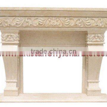 ELEGANCE MARBLE CARVED FIRE PLACES photo-4