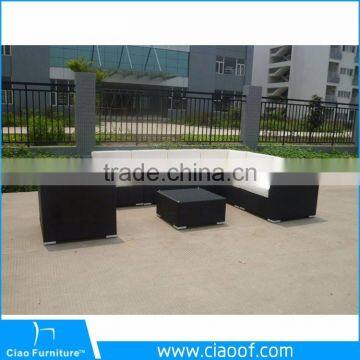 Synthetic Elegant Rattan Furniture Sectional Outdoor Garden Wicker Sofa (2036) photo-2