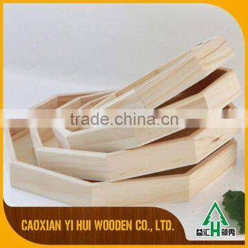 China Supplier China Factory Wooden Tray With Logo