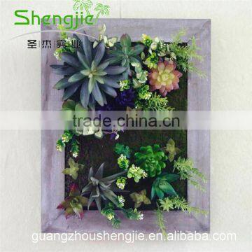 SJLJ013382 Artificial Plant Wall / Wholesale Artificial Succulent Plant for Wall Decoration photo-4