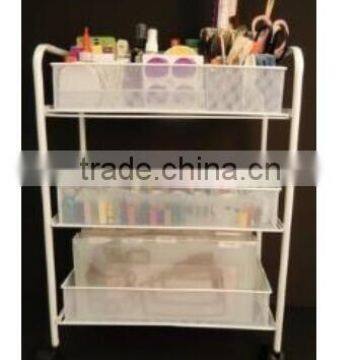 Kitchen Cart , Wire Mesh , 3 - tier