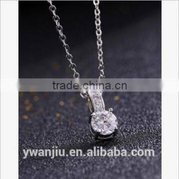 Wholesale Stock Small Order Fashion High Quality Single Drill Necklaces photo-2