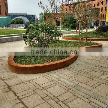 FO-9C07 Modern Design Corten Steel Planter&flower Pot photo-2