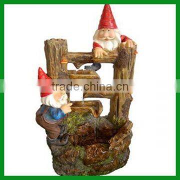 FO-1205 Garden Fountain for Chrismas With Santa Claus