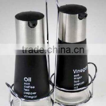 200ml glass oil and vinegar bottle with printing