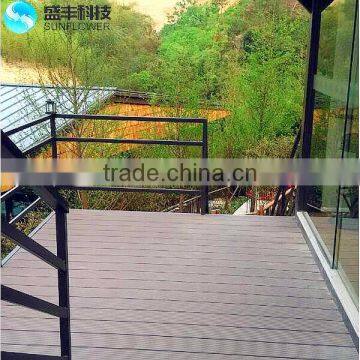Anti-UV Weather Resistant High Quality Cheap Price Wpc Decking,wood Plastic Composite photo-2