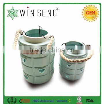 Hot Sale!!! Excellent Ceramic Lantern Candle Holder photo-3